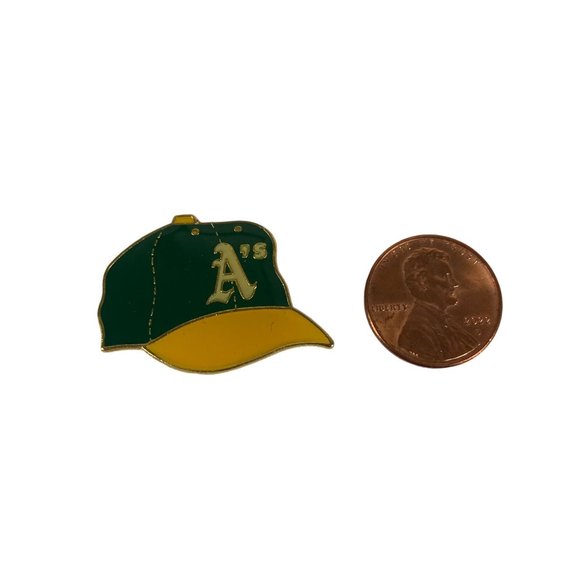 Oakland Athletics A’s Vintage 1998 Tools of the Trade 1 of 5 MLB Lapel Hat Pin - Picture 2 of 4